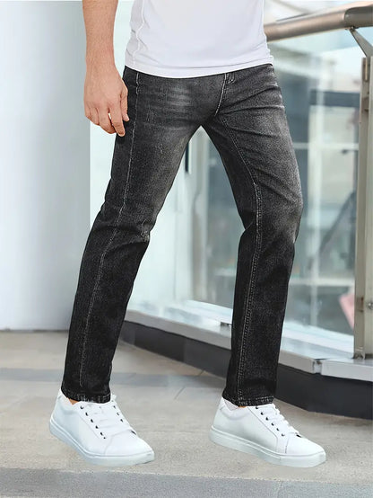 Jeans Herren Lässig Elegant Casual