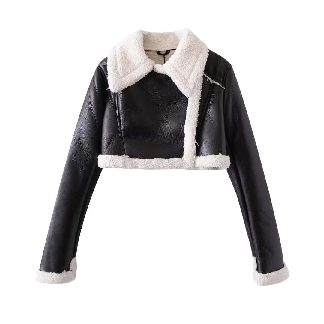 Damen Winterjacke Warm Fellfutter