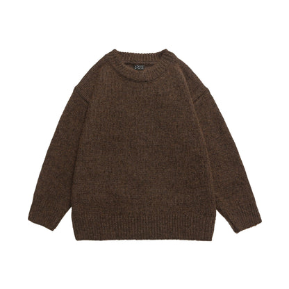 Klassischer Wollpullover Elegant Damen