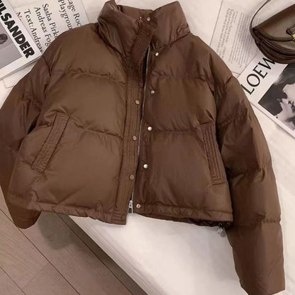 Elegante Damenbluse Mit Stehkragen