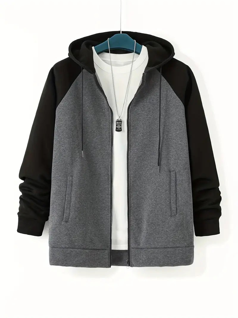 Herrenjacke Langarm Kordelzug Elegant - IdealeKleiden