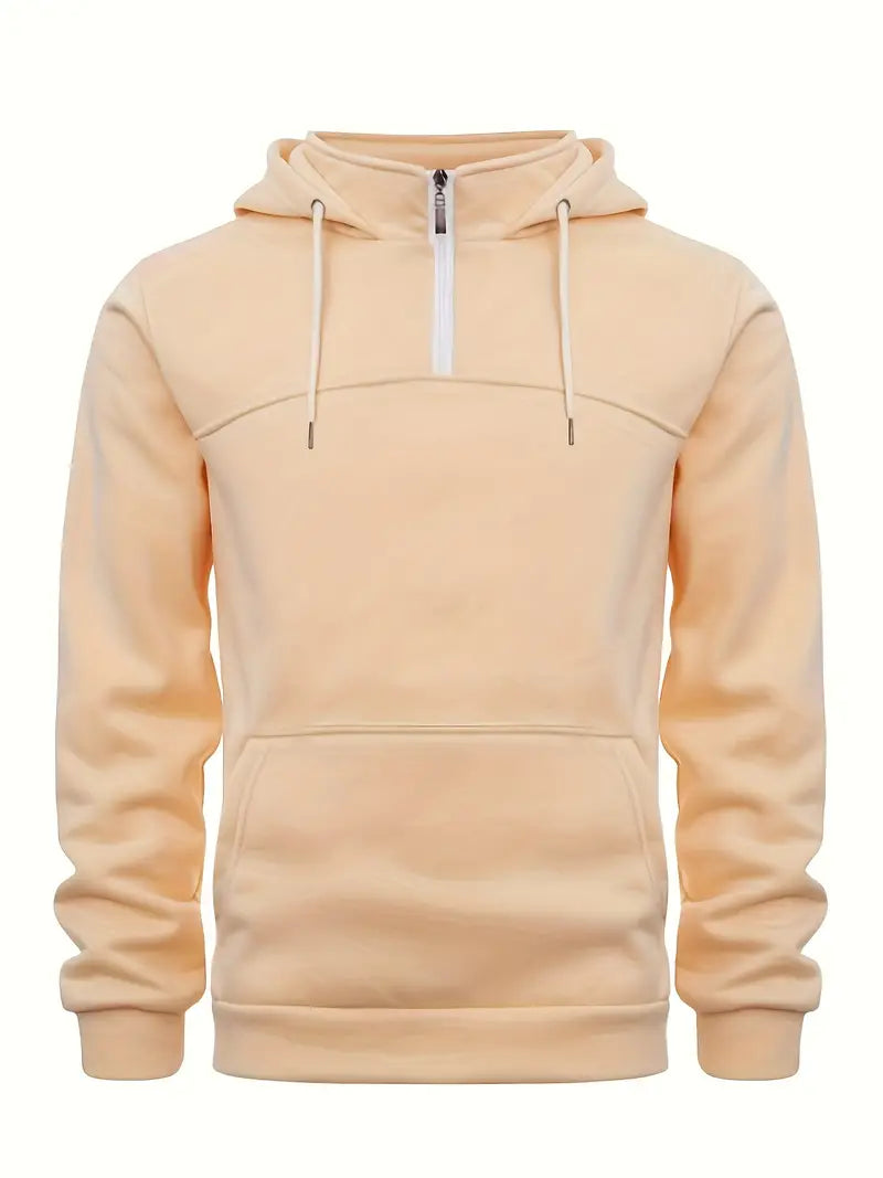 Lässiger Herren Pullover Mit Viertelreißverschluss