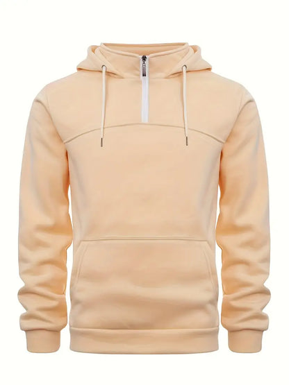 Lässiger Herren Pullover Mit Viertelreißverschluss
