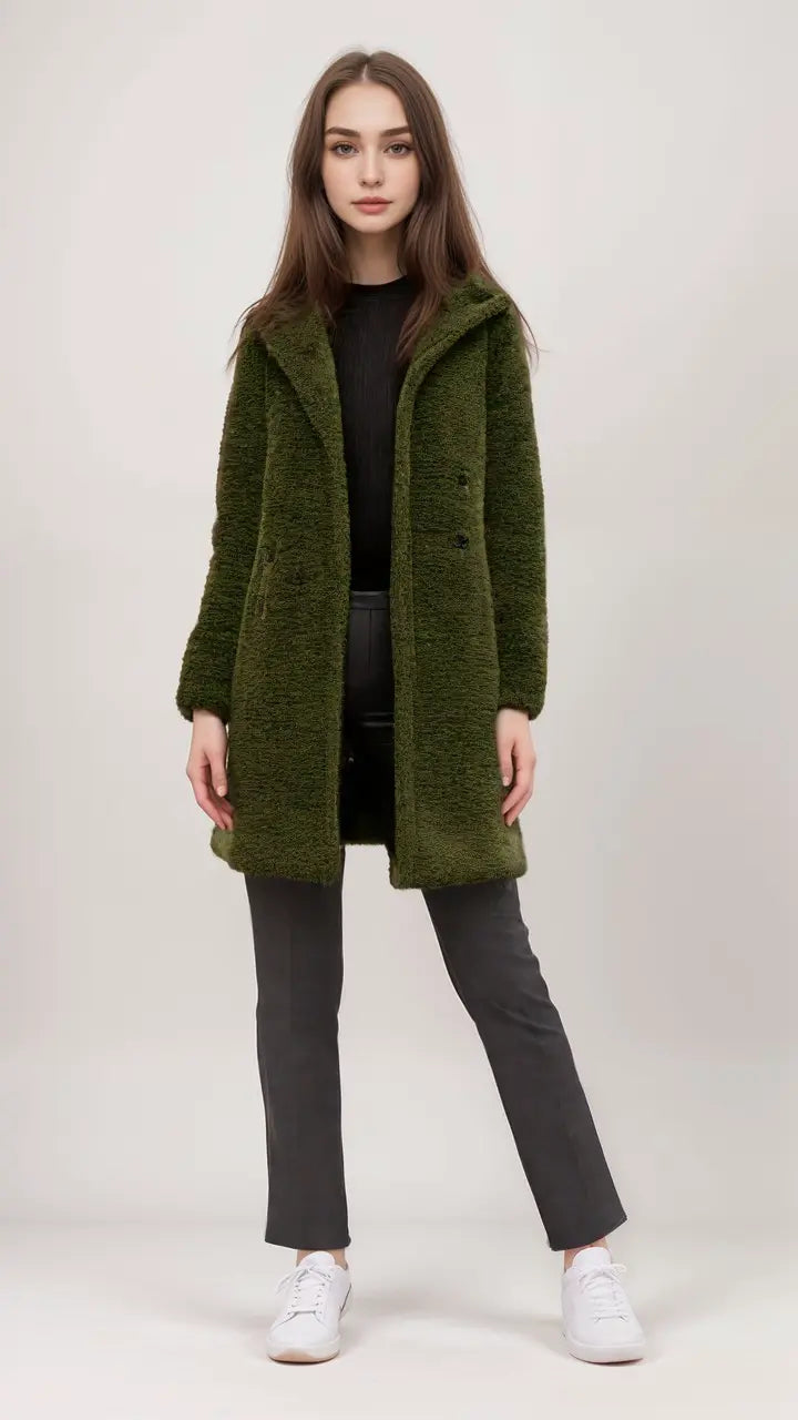 Weiche Teddyjacke Kuschelig Warm