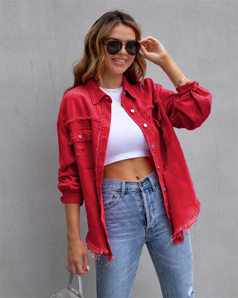 Stylische Jeansjacke Elegant & Lässig