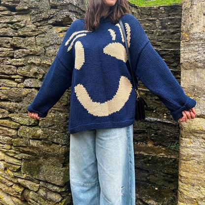 Boho Style Pullover Gemütlich