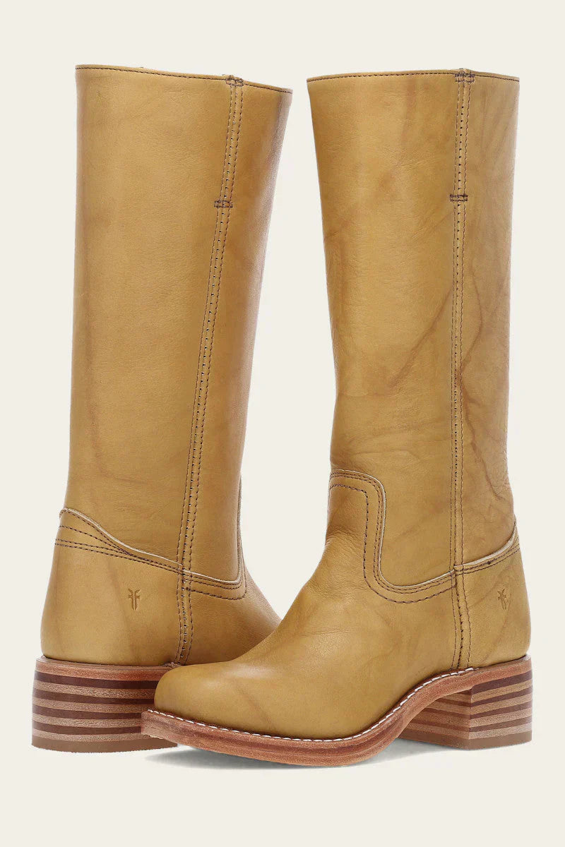 Stilvolle Damenstiefel Hoch Strukturiert