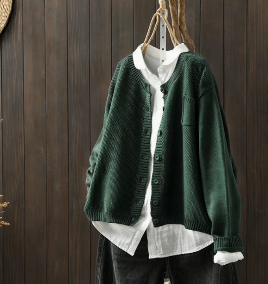Elegante Damencardigan mit Knöpfen