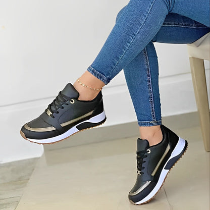Damen Sneaker Modern Streifen Design
