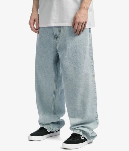 Herren Jeans Frühling Bequem Weitbein Style