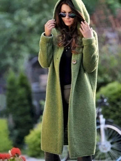 Kapuzenpullover Lang Warm Oversized