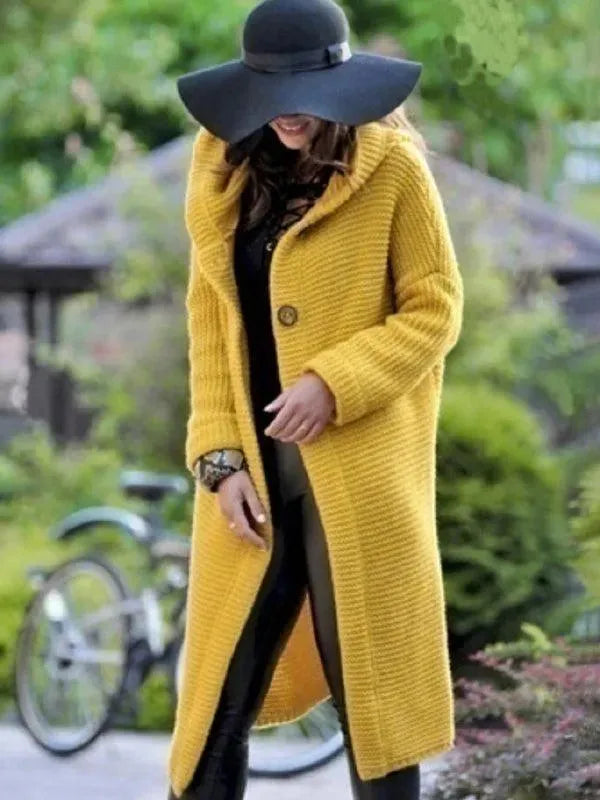 Kapuzenpullover Lang Warm Oversized