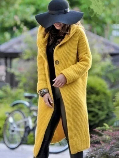 Kapuzenpullover Lang Warm Oversized