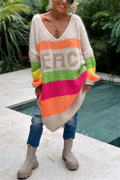 Entspannter Ibiza Pullover Relaxed Style - IdealeKleiden