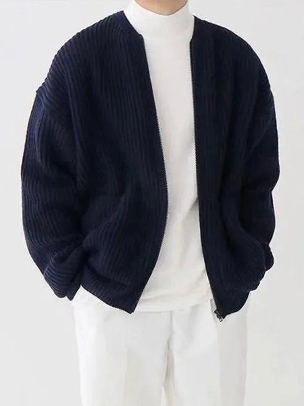 Bequeme Strickjacke Herren Relax Stil