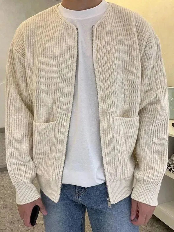 Bequeme Strickjacke Herren Relax Stil