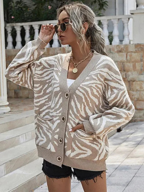 Bequeme Strickjacke DamenLocker Pullover