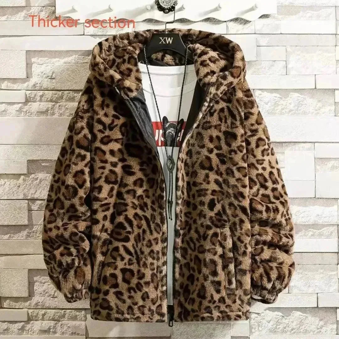 Kapuzenjacke Herren Fleece Bedruckt Sportlich