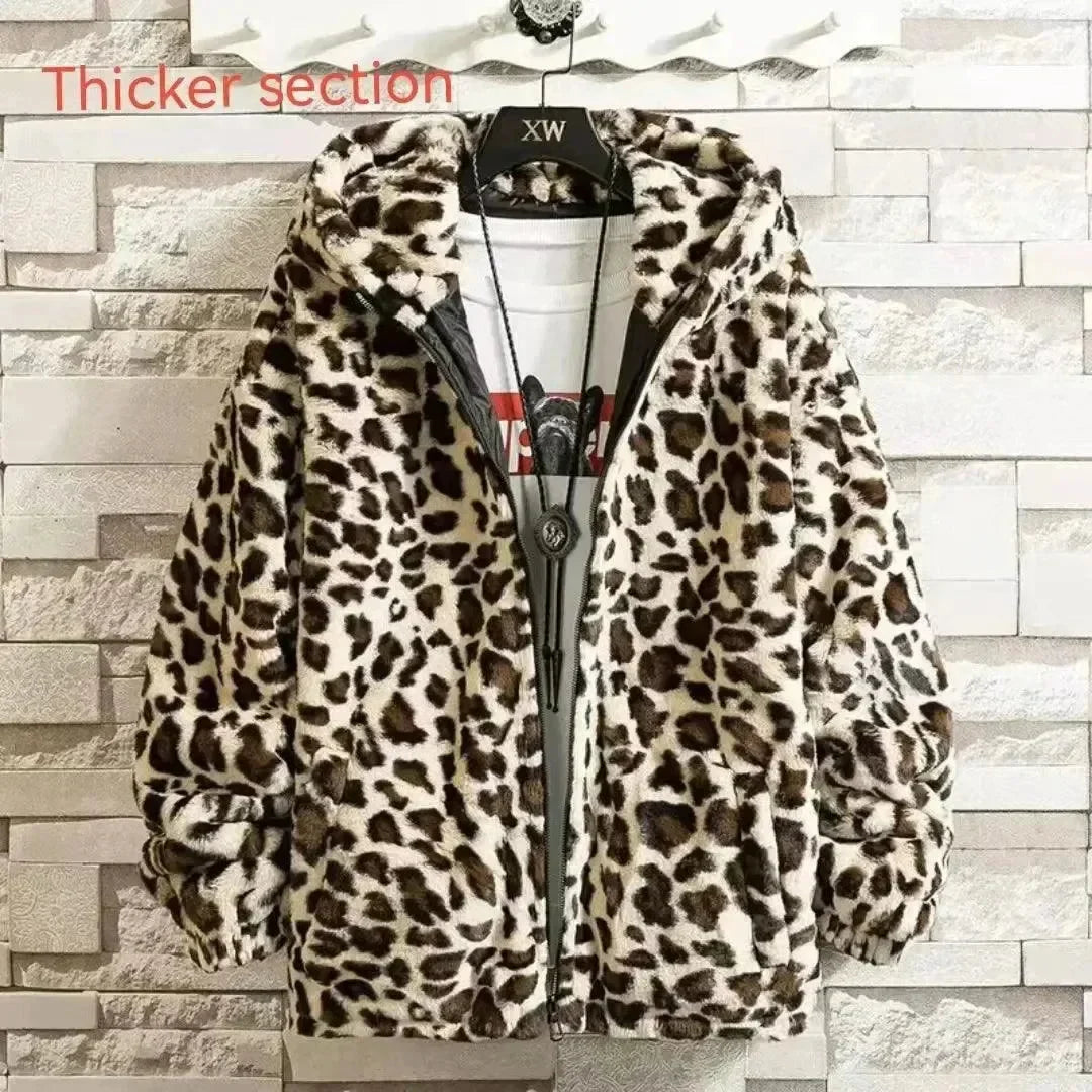Kapuzenjacke Herren Fleece Bedruckt Sportlich