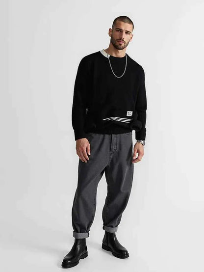 Bequemer Herren Pullover Relaxed Fit