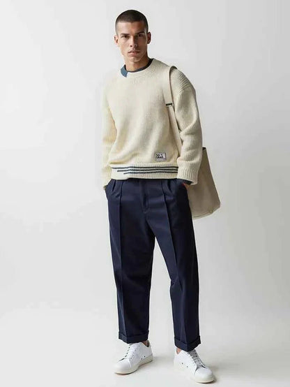 Bequemer Herren Pullover Relaxed Fit