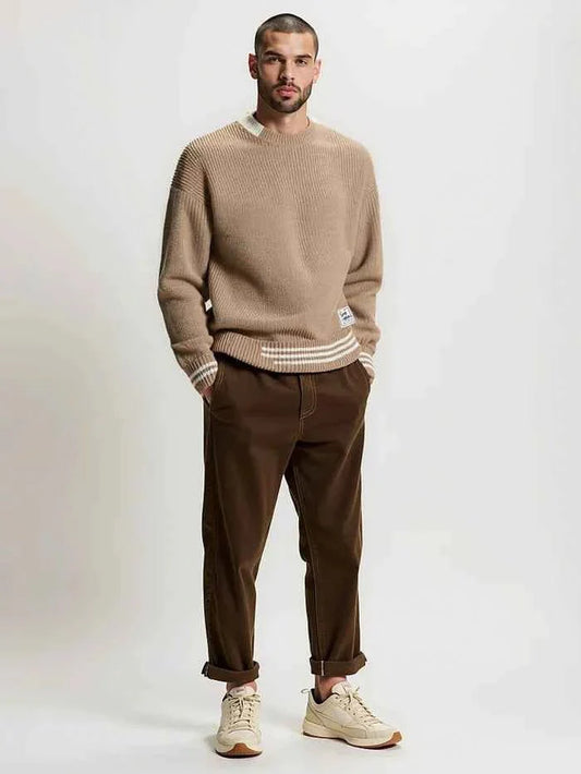 Bequemer Herren Pullover Relaxed Fit - IdealeKleiden