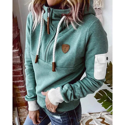 Stylisher Einfach Hoodie Freizeitbekleidung