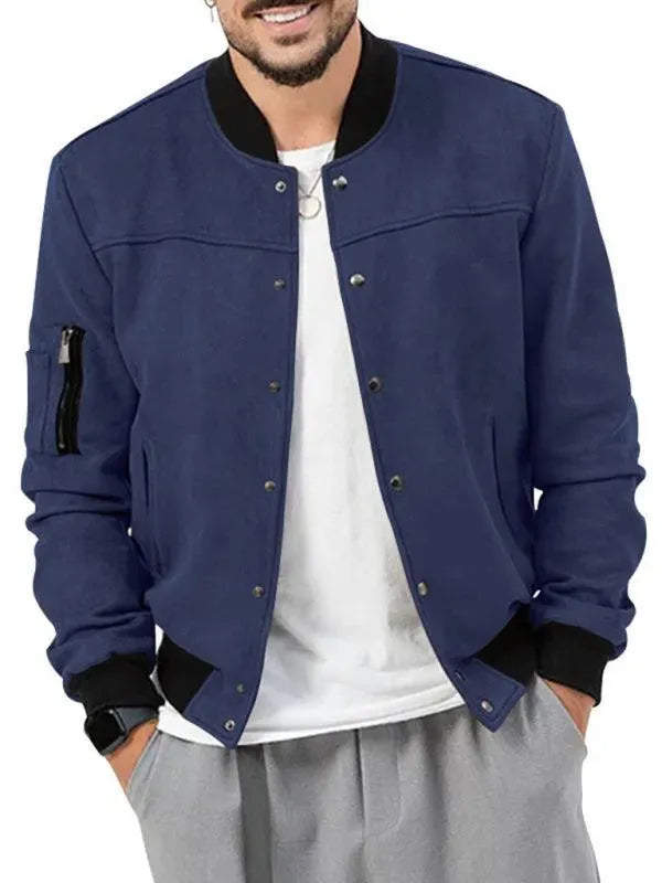Bequeme Herrenjacke Warm Lässig - IdealeKleiden