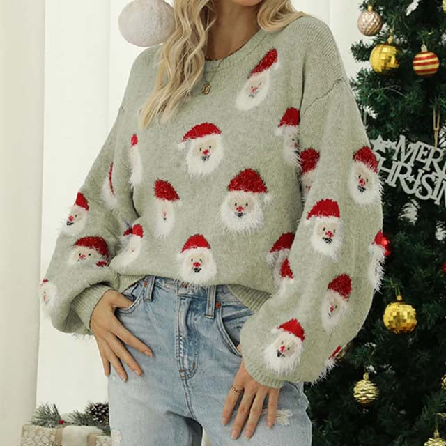 Weihnachtspullover Rentier Motiv Festlich