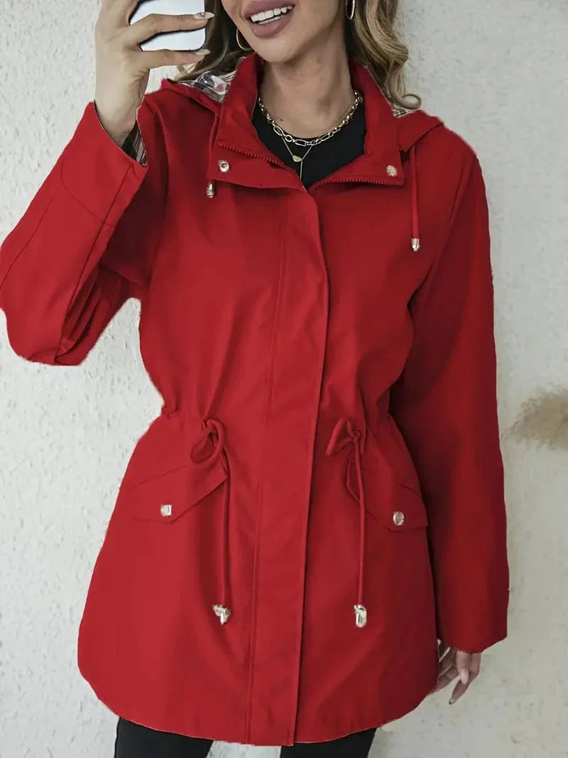 Damen Wintermantel Elegant Längschnitt - IdealeKleiden