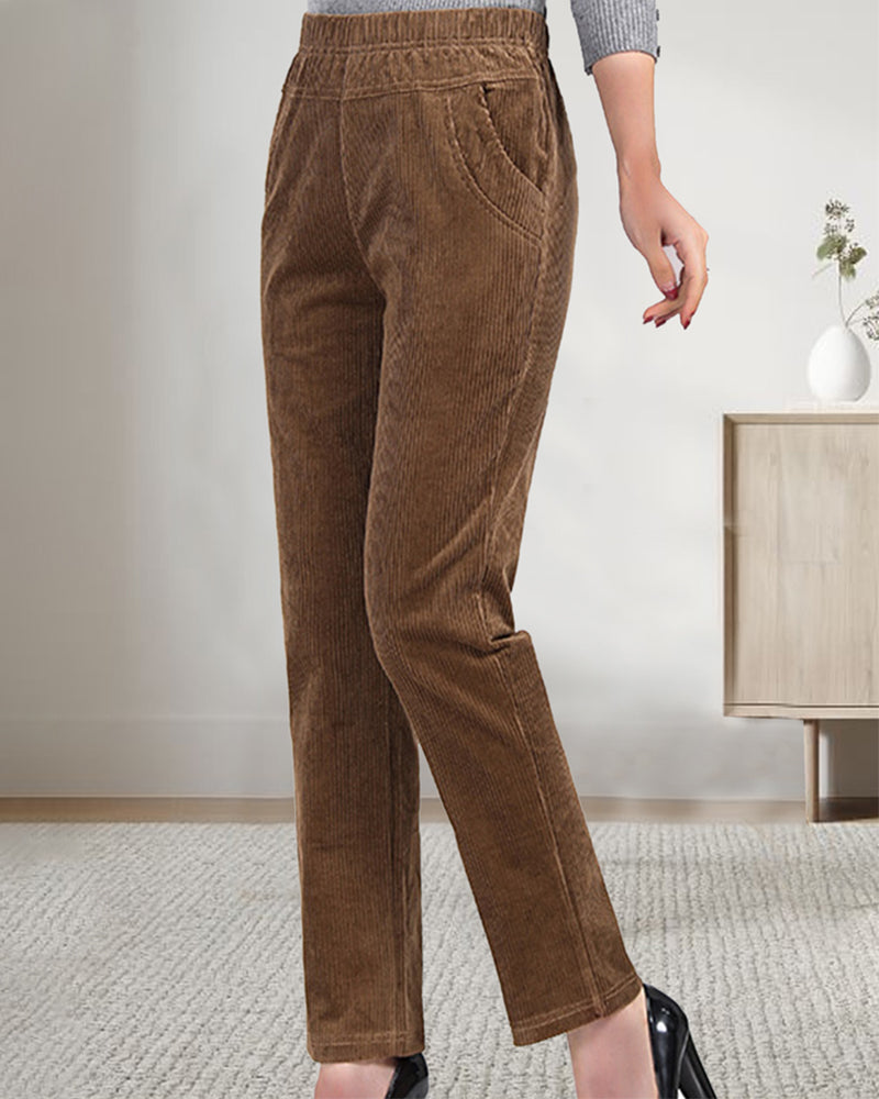 Bequeme Damen-Hosen Einfarbig Relaxed Fit