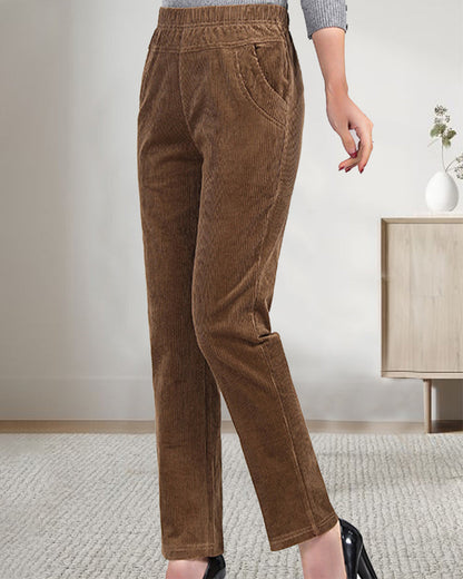 Bequeme Damen-Hosen Einfarbig Relaxed Fit