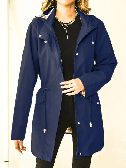 Damen Wintermantel Elegant Längschnitt