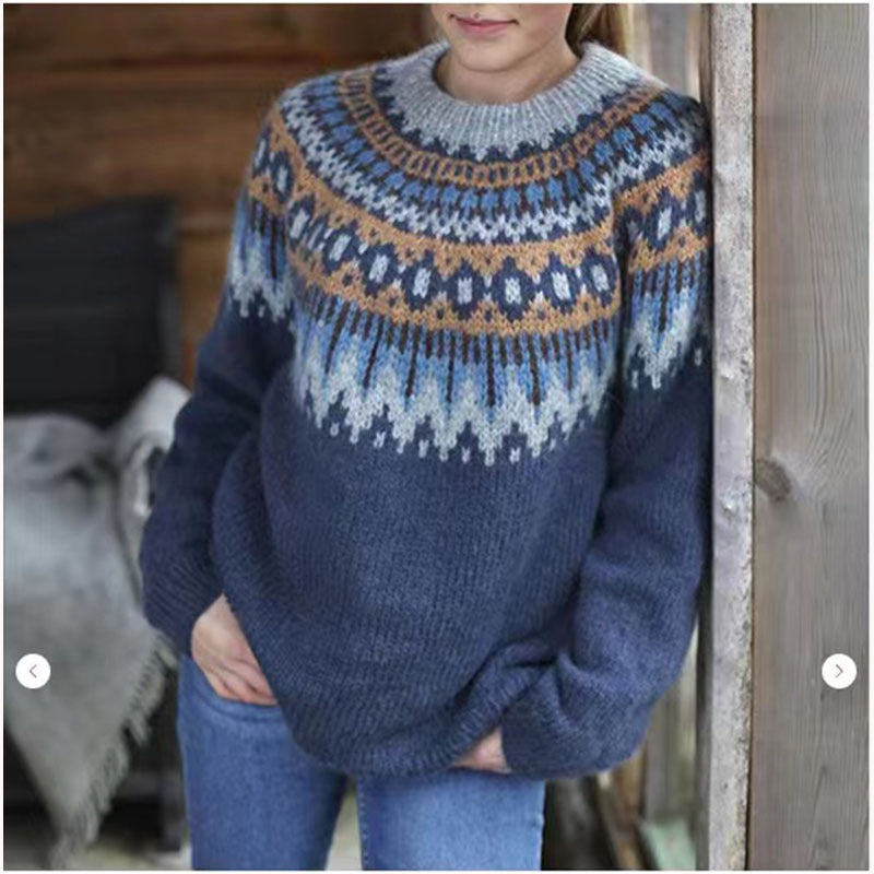 Isländischer Vintage Pullover Alafosslopi Stil - IdealeKleiden