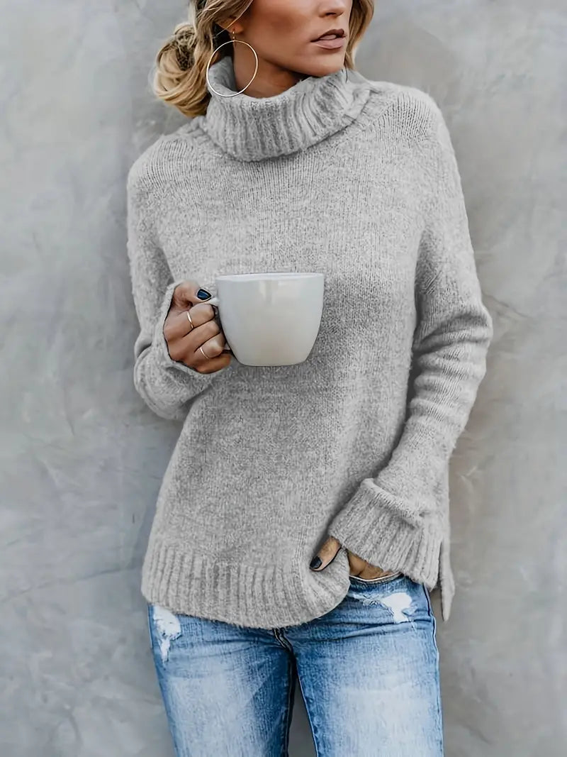 Weiche Pullover mit Rollkragen