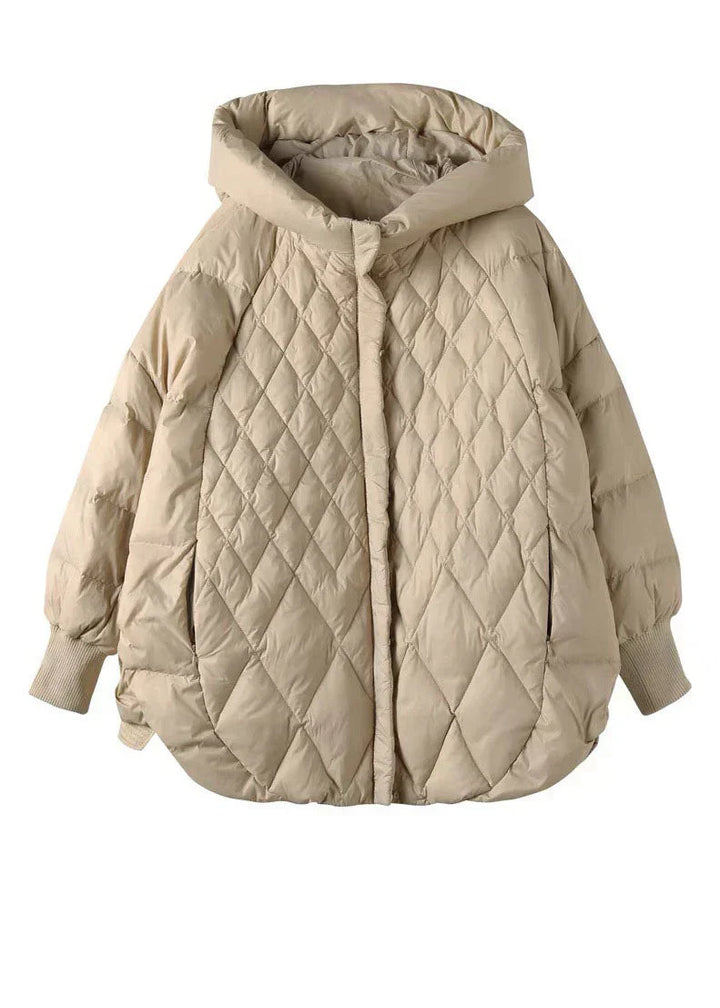 Lässige Winterjacke Damen EntenDaunen Parka - IdealeKleiden