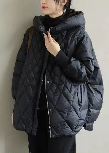Lässige Winterjacke Damen EntenDaunen Parka