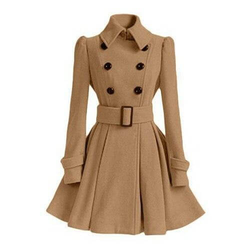 Modischer Damen Trenchcoat Windbreaker Mantel