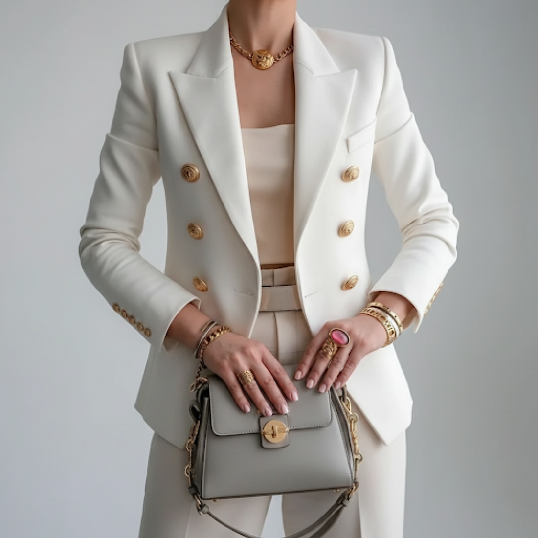 Eleganter Blazer Damen - Moderne Lässigkeit - IdealeKleiden