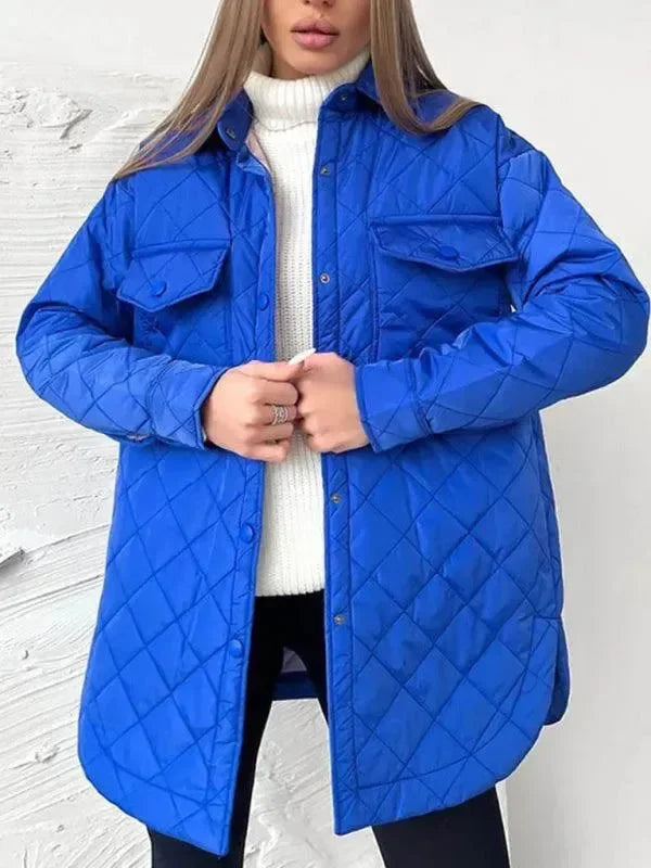 Stylisches Damen Steppjacke Lockeres Design