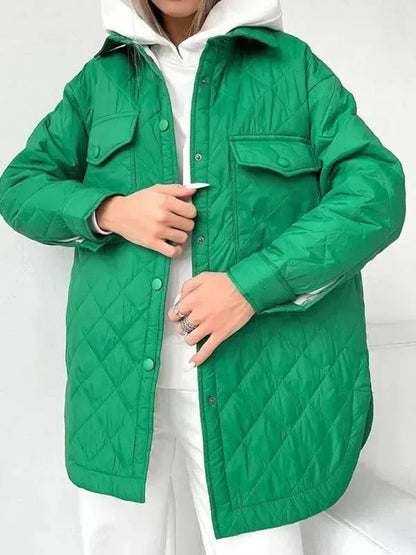 Stylisches Damen Steppjacke Lockeres Design