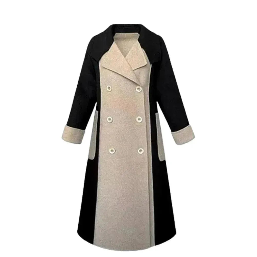 Stilvoller Damen Trenchcoat Wollmix
