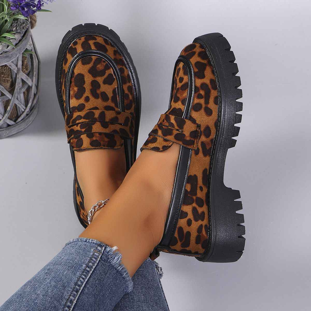 Damen Stiefel Chunky Sohle - IdealeKleiden