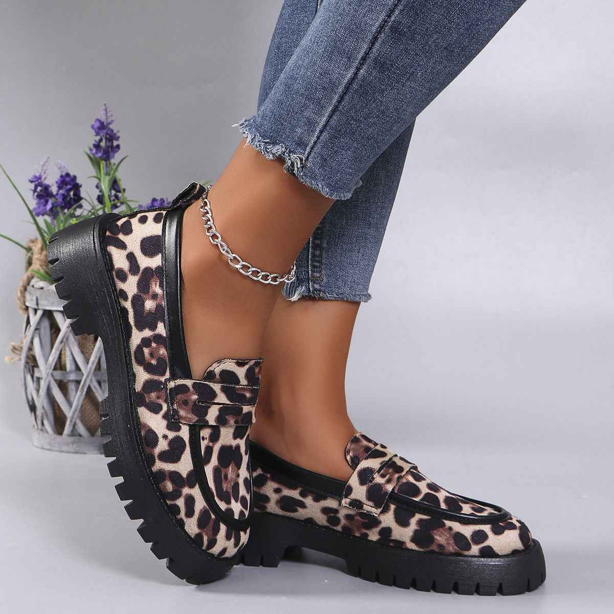 Damen Stiefel Chunky Sohle