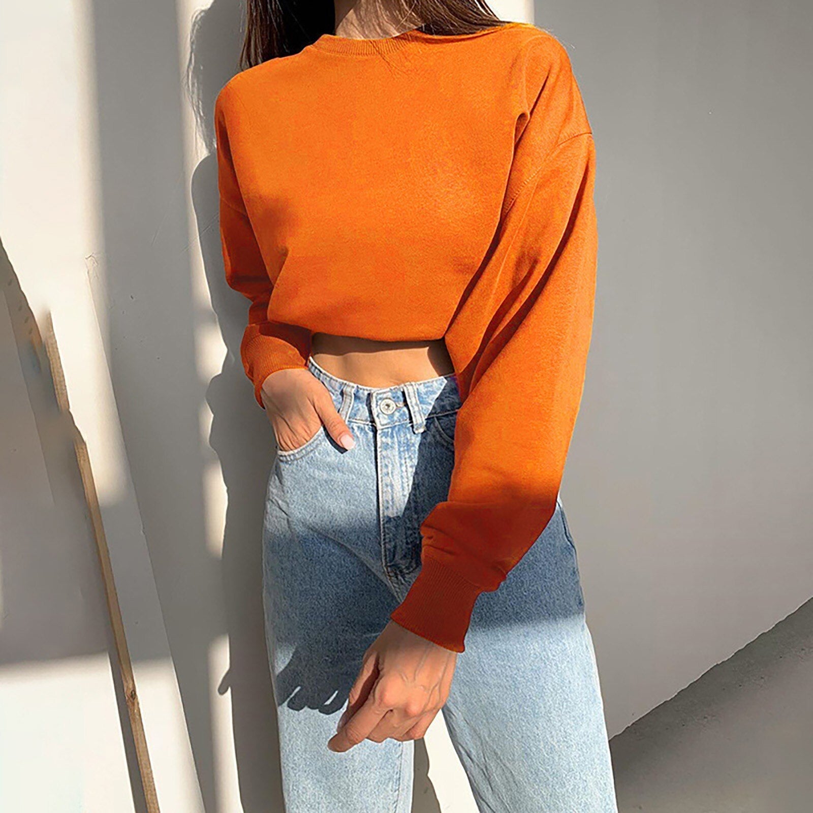 Stylische Damenpullover Kurzarm - IdealeKleiden