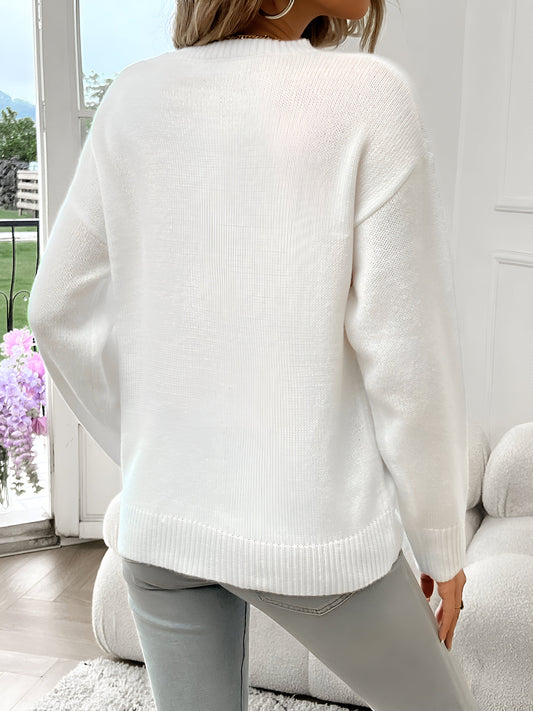 USA Flagge Sweatshirt Rundhals Pullover - IdealeKleiden