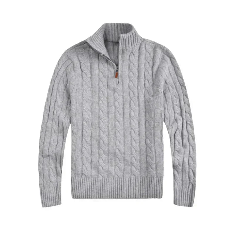 Eleganter Kabelpullover Herren Classic Style
