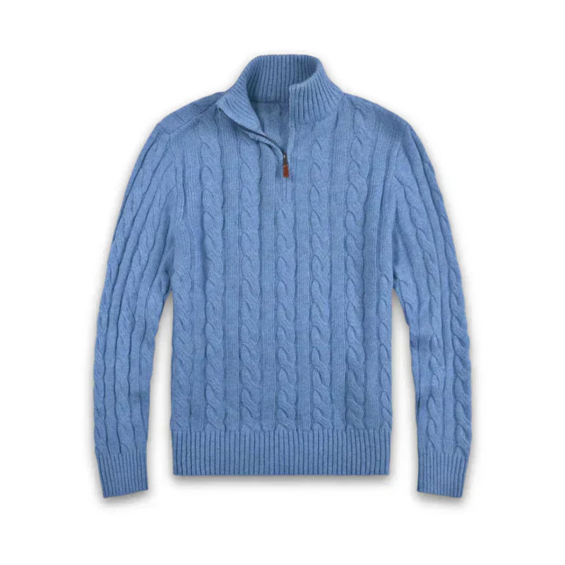 Eleganter Kabelpullover Herren Classic Style
