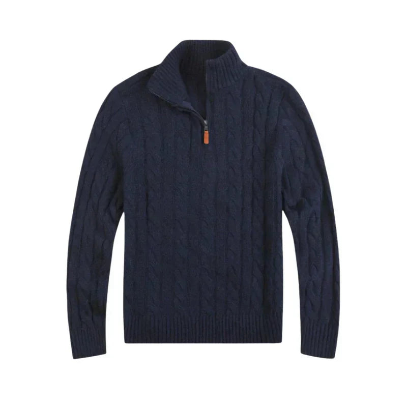 Eleganter Kabelpullover Herren Classic Style