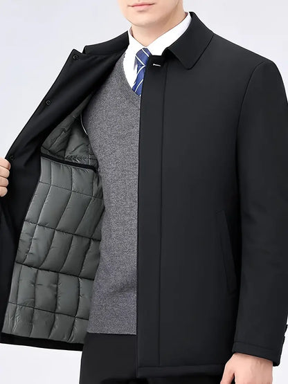 Eleganter Herren Trenchcoat Klassik Stil